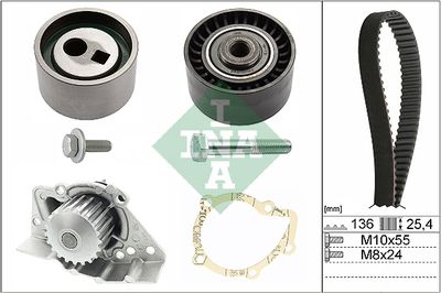 Water Pump & Timing Belt Kit Schaeffler INA 530 0095 30