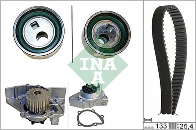 Water Pump & Timing Belt Kit Schaeffler INA 530 0106 30
