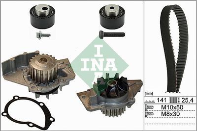 Water Pump & Timing Belt Kit Schaeffler INA 530 0111 30