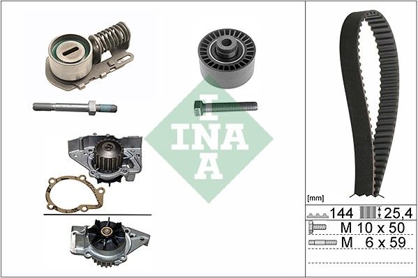 Schaeffler INA 530 0115 30 Water Pump & Timing Belt Kit