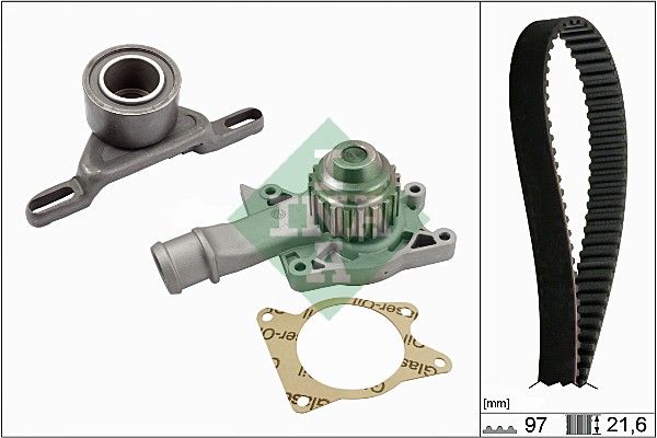 Schaeffler INA 530 0133 30 Water Pump & Timing Belt Kit