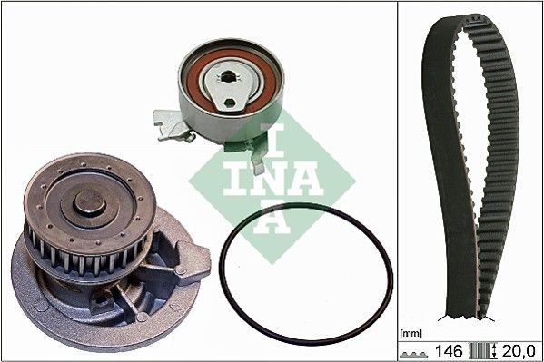 Schaeffler INA 530 0147 30 Water Pump & Timing Belt Kit
