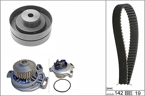 Schaeffler INA 530 0156 30 Water Pump & Timing Belt Kit