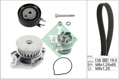 Water Pump & Timing Belt Kit Schaeffler INA 530 0166 31
