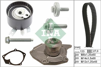 Water Pump & Timing Belt Kit Schaeffler INA 530 0197 31