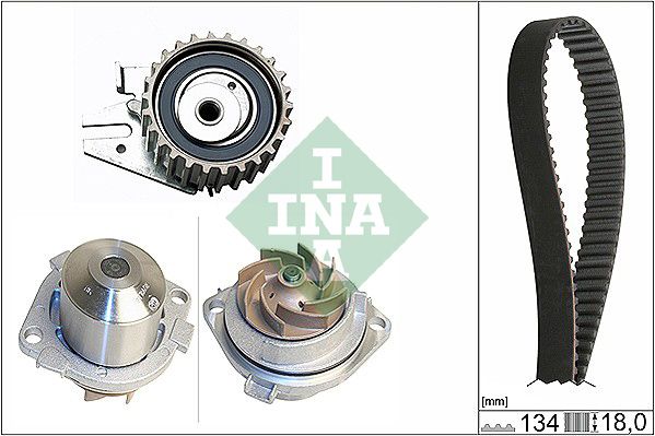 Schaeffler INA 530 0221 30 Water Pump & Timing Belt Kit