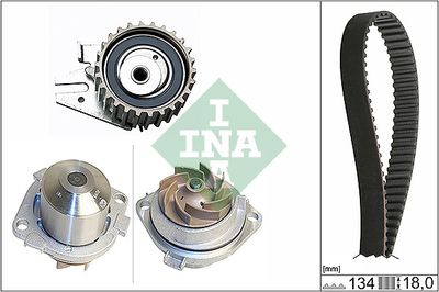 Water Pump & Timing Belt Kit Schaeffler INA 530 0221 30