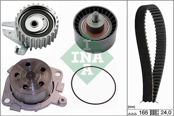 Schaeffler INA 530 0226 30 Water Pump & Timing Belt Kit