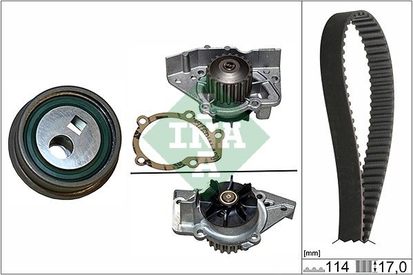 Schaeffler INA 530 0257 30 Water Pump & Timing Belt Kit