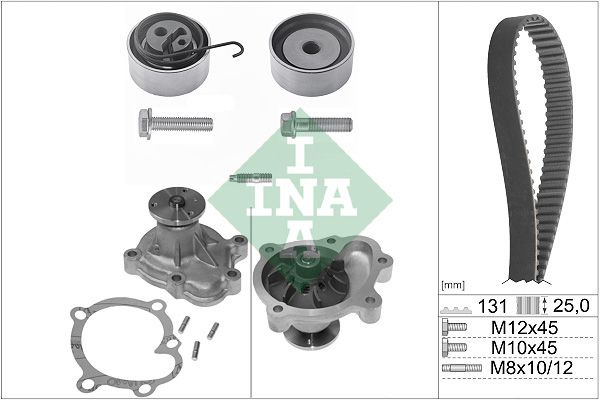 Schaeffler INA 530 0338 30 Water Pump & Timing Belt Kit