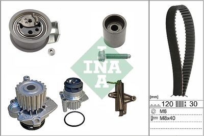 Water Pump & Timing Belt Kit Schaeffler INA 530 0340 31