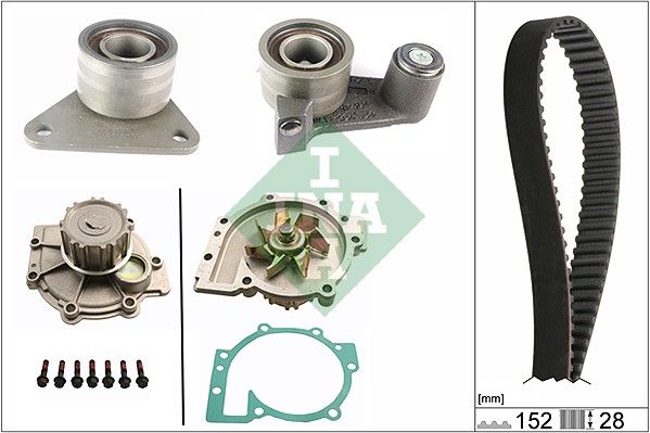 Schaeffler INA 530 0349 30 Water Pump & Timing Belt Kit