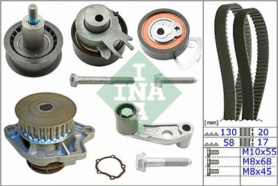 Water Pump & Timing Belt Kit Schaeffler INA 530 0360 30