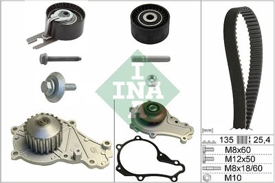 Water Pump & Timing Belt Kit Schaeffler INA 530 0369 30