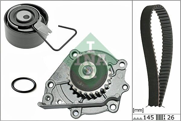 Schaeffler INA 530 0376 30 Water Pump & Timing Belt Kit