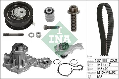 Water Pump & Timing Belt Kit Schaeffler INA 530 0377 30