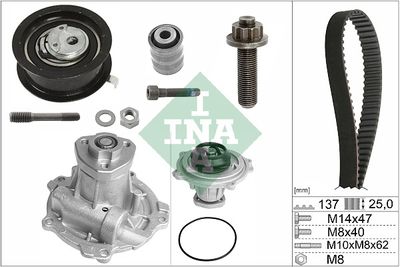 Water Pump & Timing Belt Kit Schaeffler INA 530 0377 31