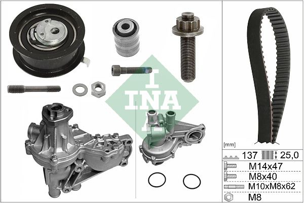 Schaeffler INA 530 0377 32 Water Pump & Timing Belt Kit