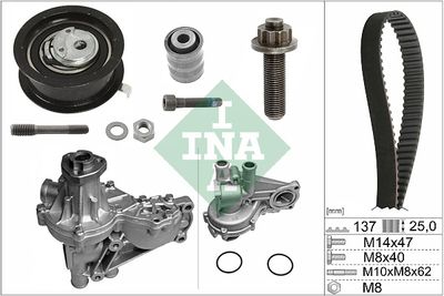 Water Pump & Timing Belt Kit Schaeffler INA 530 0377 32
