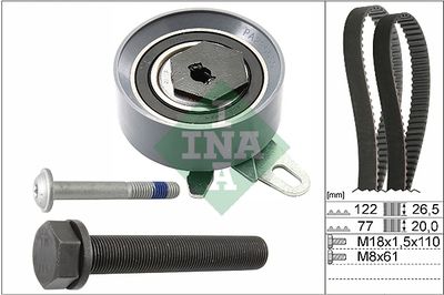Timing Belt Kit Schaeffler INA 530 0406 10