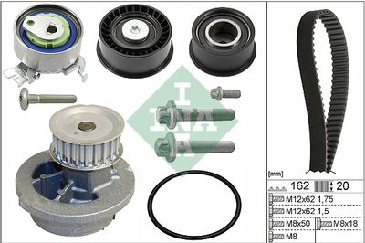 Water Pump & Timing Belt Kit Schaeffler INA 530 0443 30