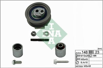 Pulley Kit, timing belt Schaeffler INA 530 0445 09