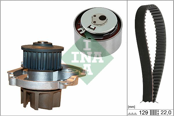 Schaeffler INA 530 0462 30 Water Pump & Timing Belt Kit