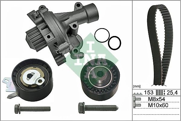 Schaeffler INA 530 0471 30 Water Pump & Timing Belt Kit