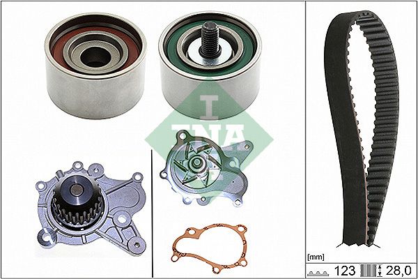 Schaeffler INA 530 0502 30 Water Pump & Timing Belt Kit