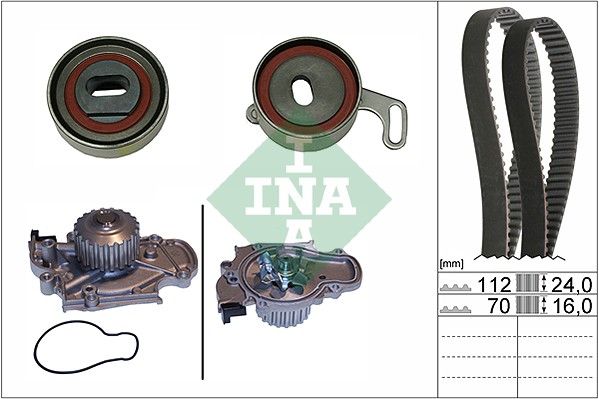 Schaeffler INA 530 0514 30 Water Pump & Timing Belt Kit