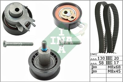 Timing Belt Kit Schaeffler INA 530 0538 10