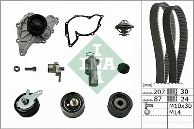 Water Pump & Timing Belt Kit Schaeffler INA 530 0539 30
