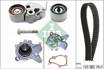 Water Pump & Timing Belt Kit Schaeffler INA 530 0542 31