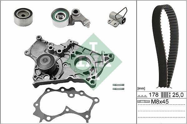 Schaeffler INA 530 0543 30 Water Pump & Timing Belt Kit