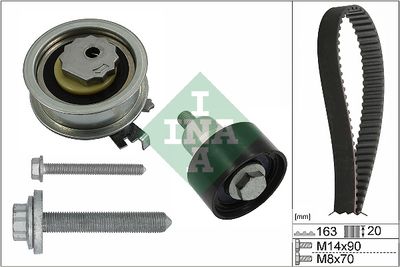 Timing Belt Kit Schaeffler INA 530 0592 11