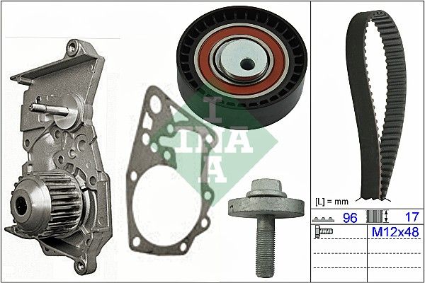 Schaeffler INA 530 0604 30 Water Pump & Timing Belt Kit