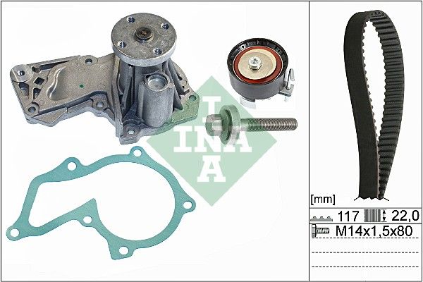 Schaeffler INA 530 0605 30 Water Pump & Timing Belt Kit