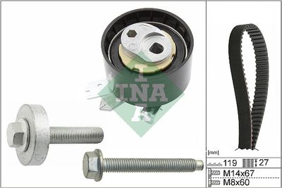 Timing Belt Kit Schaeffler INA 530 0607 10