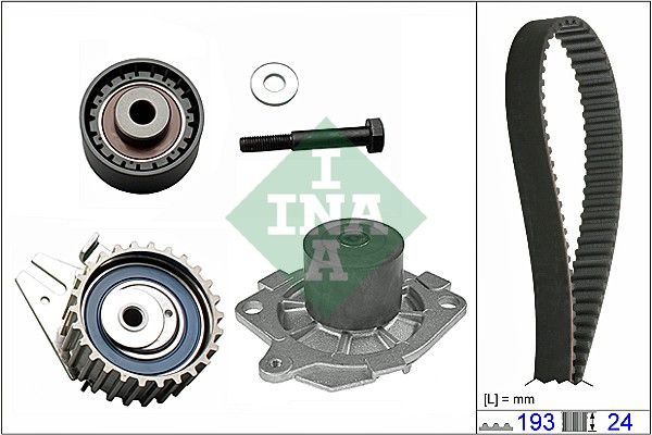 Schaeffler INA 530 0623 30 Water Pump & Timing Belt Kit