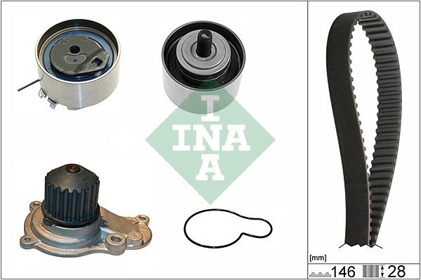 Schaeffler INA 530 0641 30 Water Pump & Timing Belt Kit