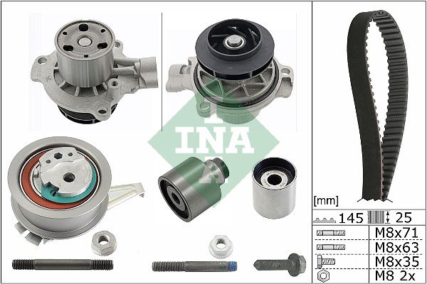 Schaeffler INA 530 0650 31 Water Pump & Timing Belt Kit