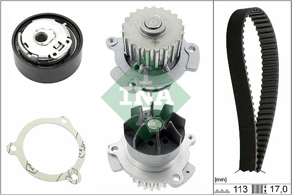 Schaeffler INA 530 0663 30 Water Pump & Timing Belt Kit