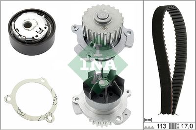 Water Pump & Timing Belt Kit Schaeffler INA 530 0663 30