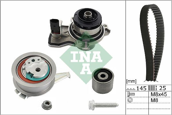 Schaeffler INA 530 0665 30 Water Pump & Timing Belt Kit