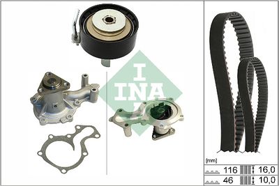 Water Pump & Timing Belt Kit Schaeffler INA 530 0700 30