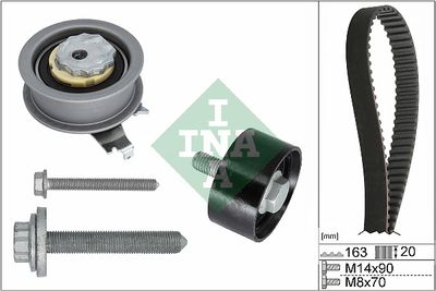 Timing Belt Kit Schaeffler INA 530 0711 10