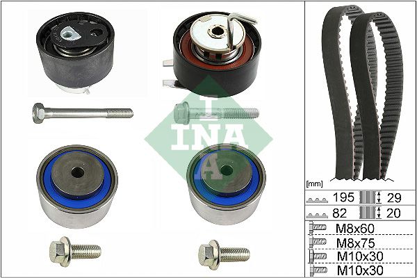 Schaeffler INA 530 0734 10 Timing Belt Kit