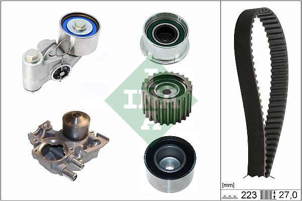 Schaeffler INA 530 0736 30 Water Pump & Timing Belt Kit