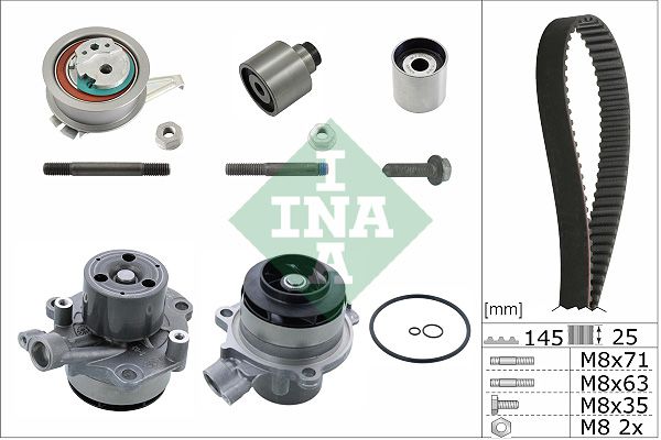 Schaeffler INA 530 0759 31 Water Pump & Timing Belt Kit