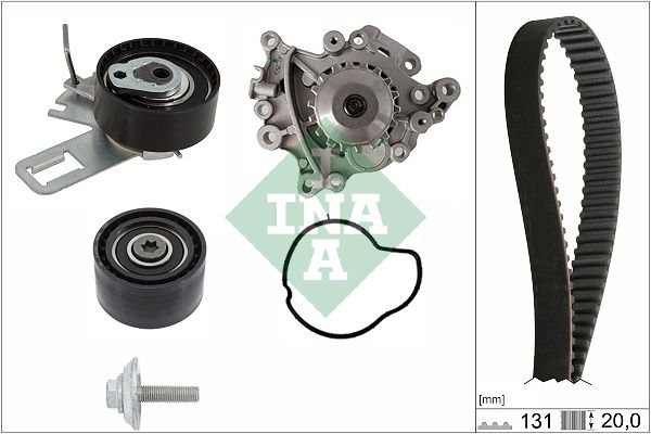 Schaeffler INA 530 0760 30 Water Pump & Timing Belt Kit